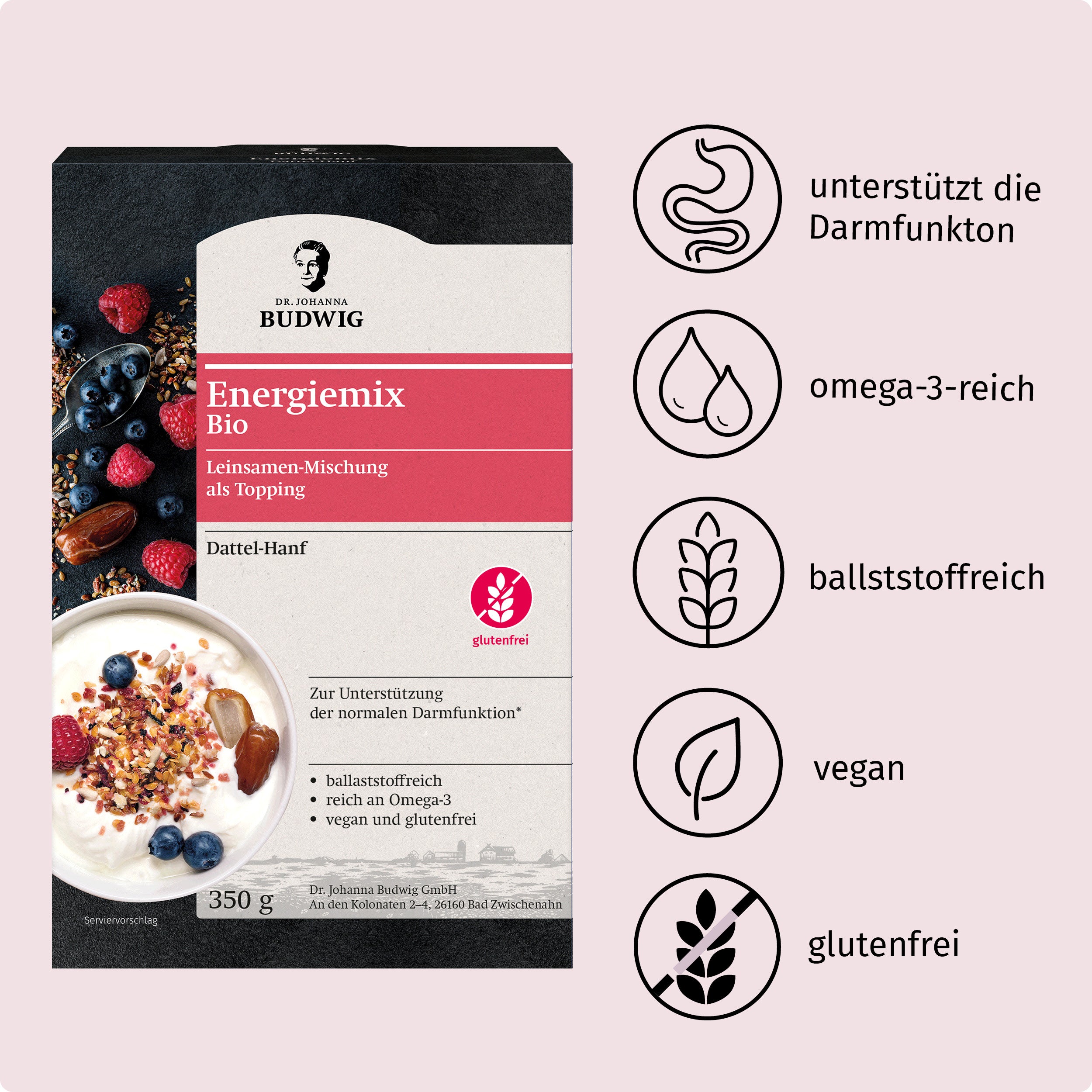 Dr. Johanna Budwig Vorteilspakete Leinöl Starterpaket 250 ml Set