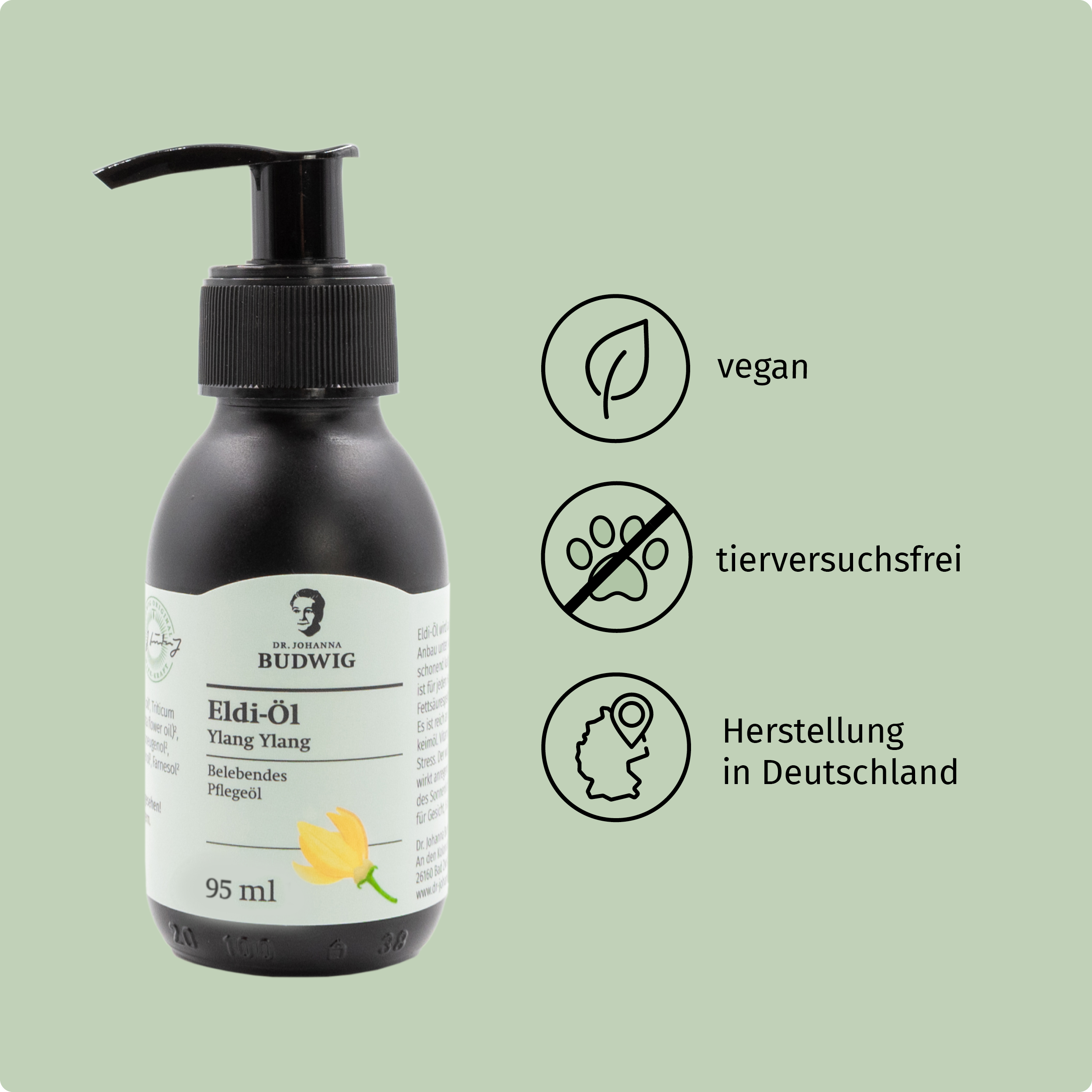 Dr. Johanna Budwig Pflegeöle Eldi-Öl Ylang Ylang Körperöl