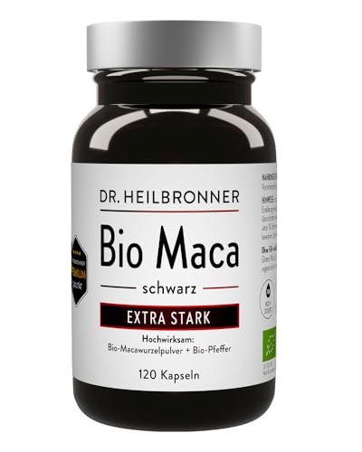 Dr. Heilbronner Vitalstoffe Bio Maca Kapseln 120 vegan hochdosiert