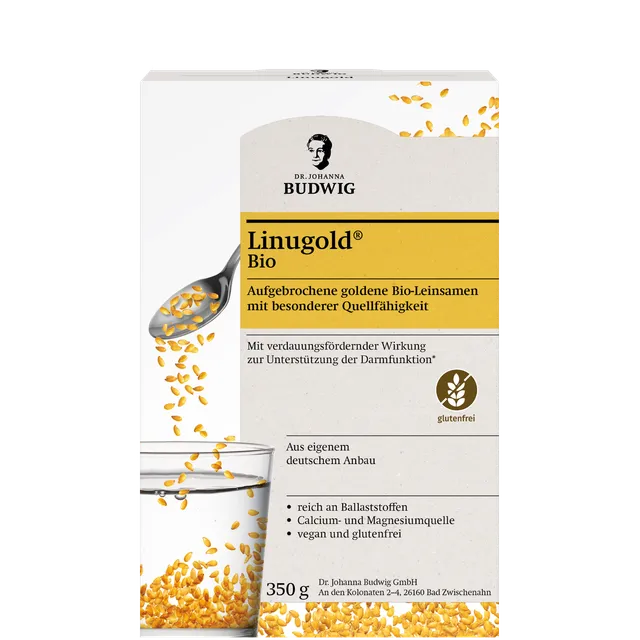 Dr. Johanna Budwig Linugold Leinsamen Ballaststoffe vegan