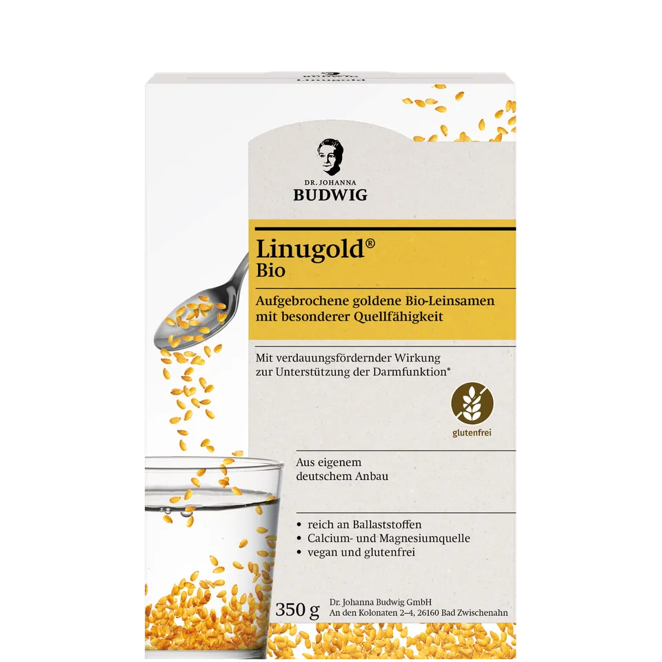 Dr. Johanna Budwig Linugold Leinsamen Ballaststoffe vegan