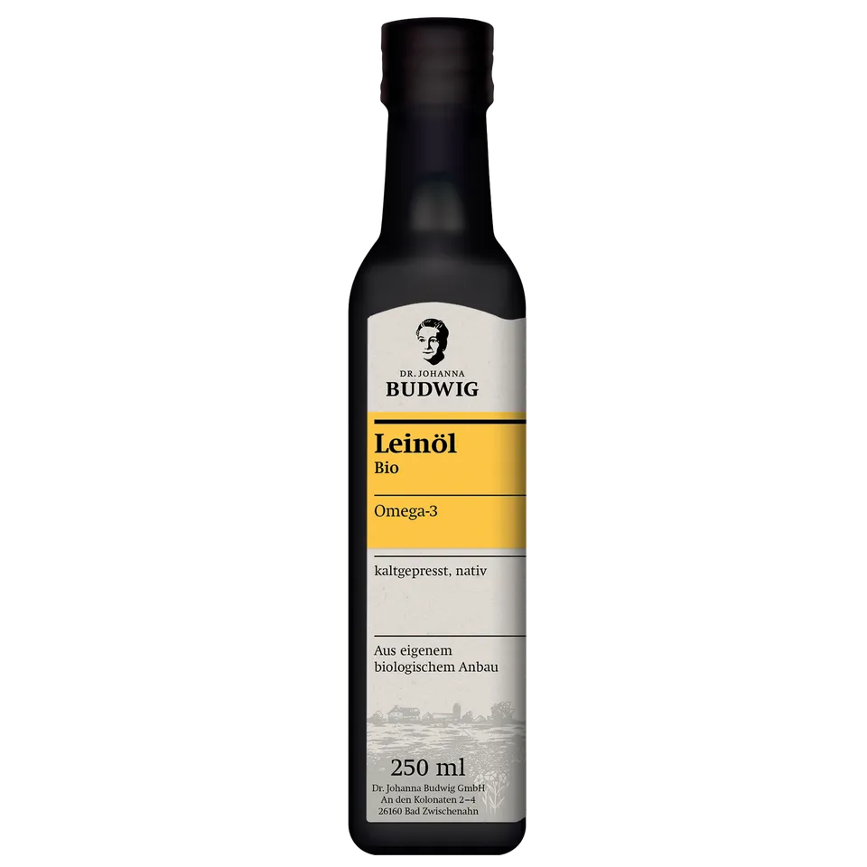 Dr. Johanna Budwig Speiseöle Leinöl 500 ml Bio mit ALA