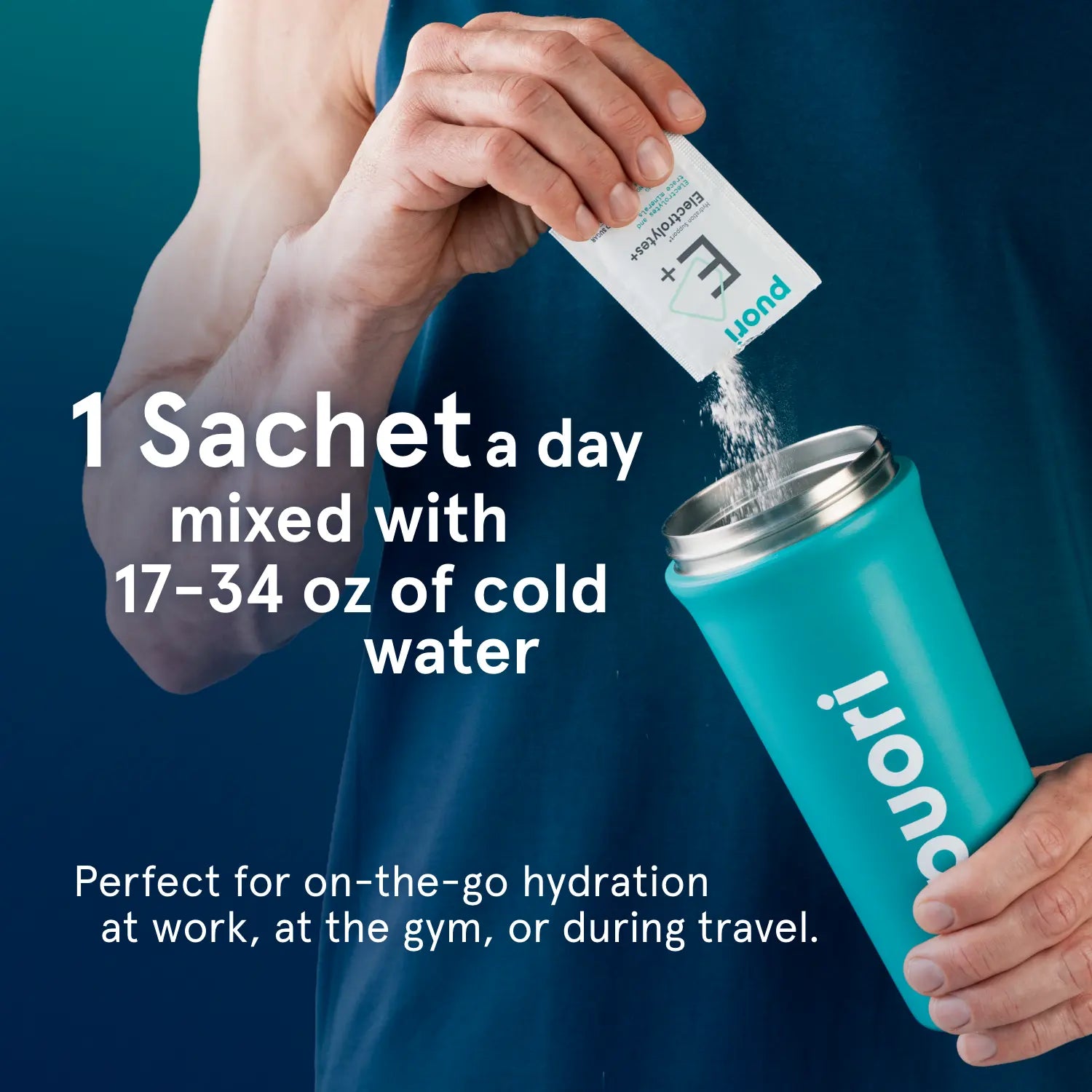 Puori E+ Electrolytes+ Elektrolytpulver Zitrone