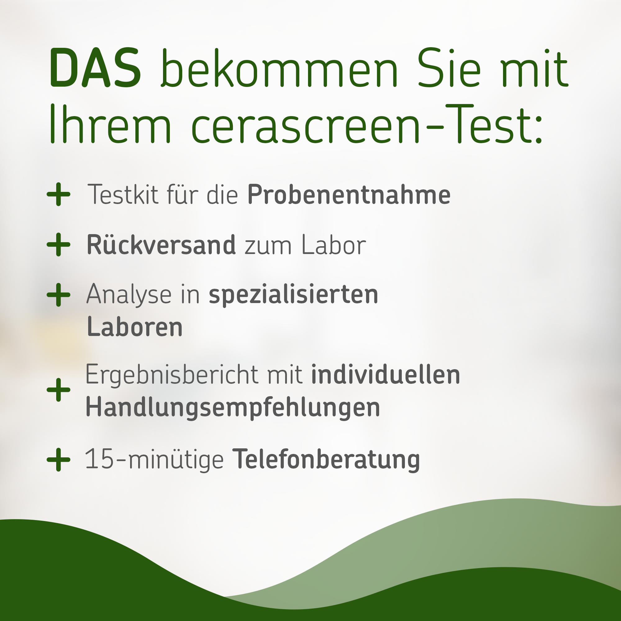 cerascreen Kombi-Pakete Unverträglichkeits-Check Plus Bluttest