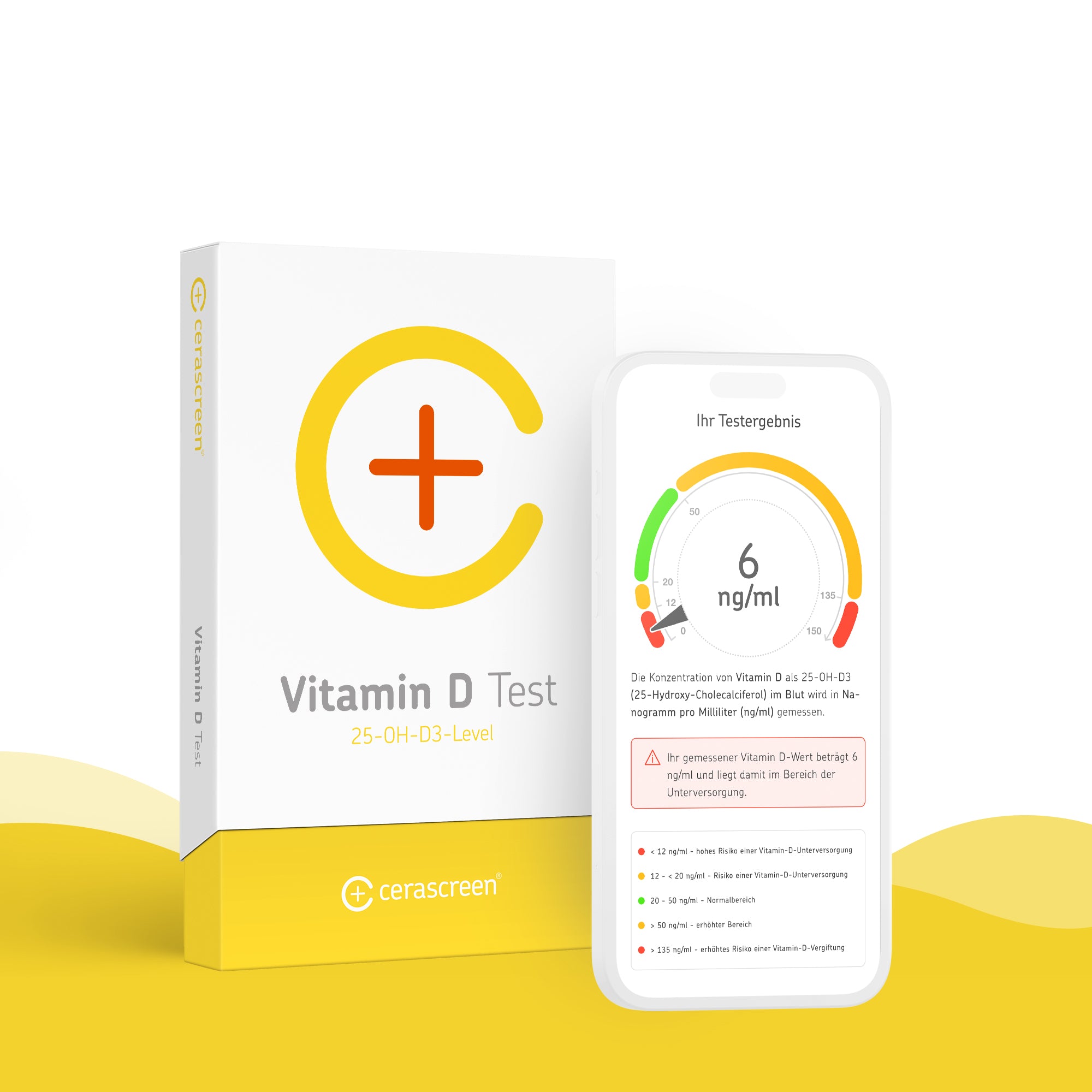 cerascreen Vital Vitamin D Basic Bluttest 25-OH-D3 Test