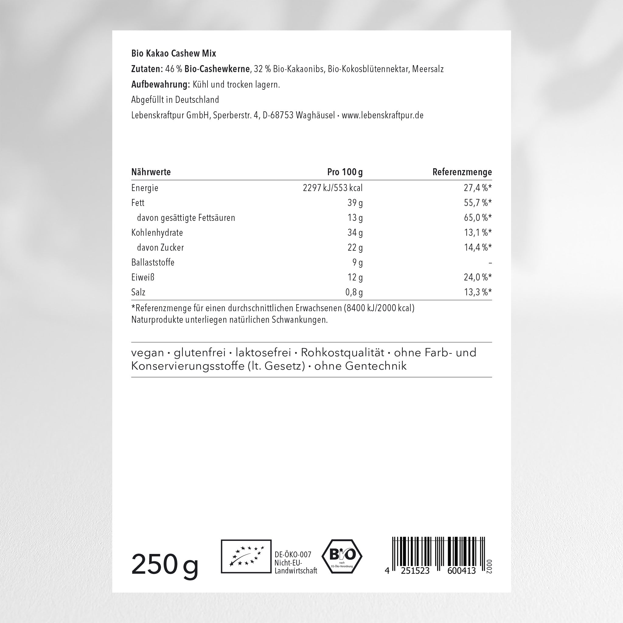 LebenskraftPur Superfood Geschenk-Box für Genießer Set