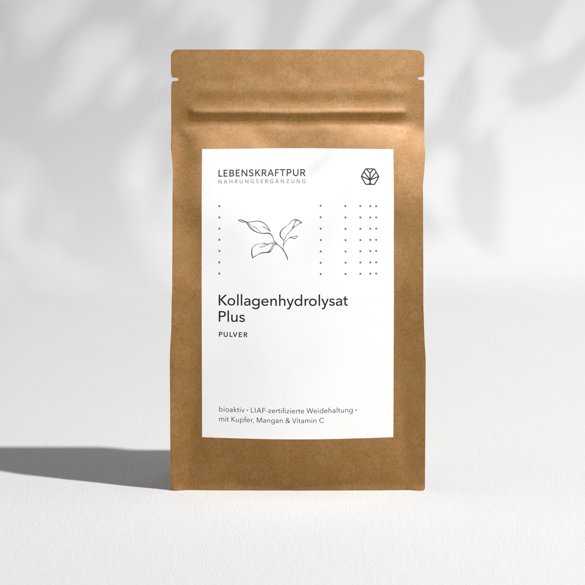 Lebenskraftpur Kollagenhydrolysat Plus Pulver Rind Vitamin C