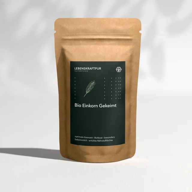 LebenskraftPur Bio Einkorn Gekeimt Superfood 750 g