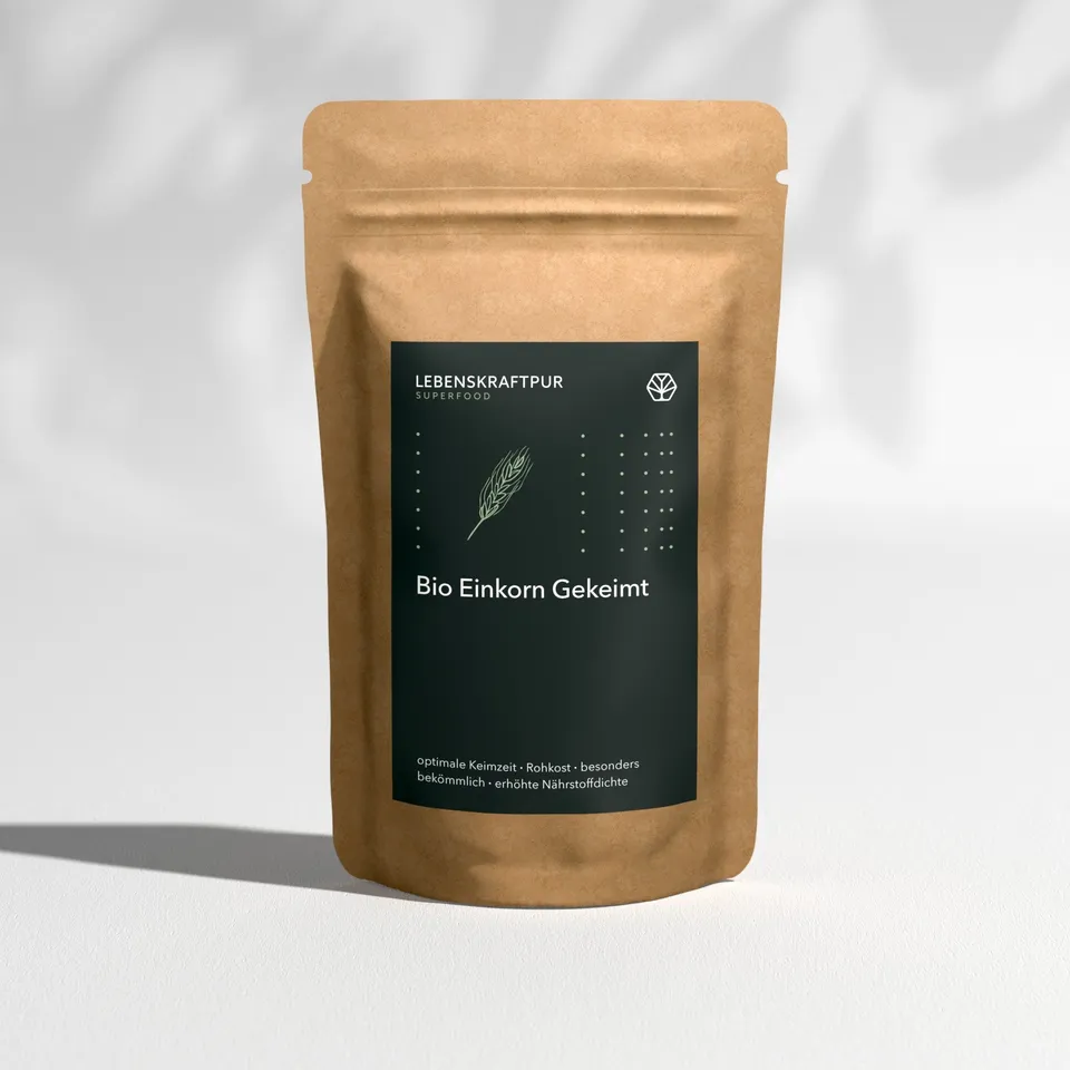 LebenskraftPur Bio Einkorn Gekeimt Superfood 750 g