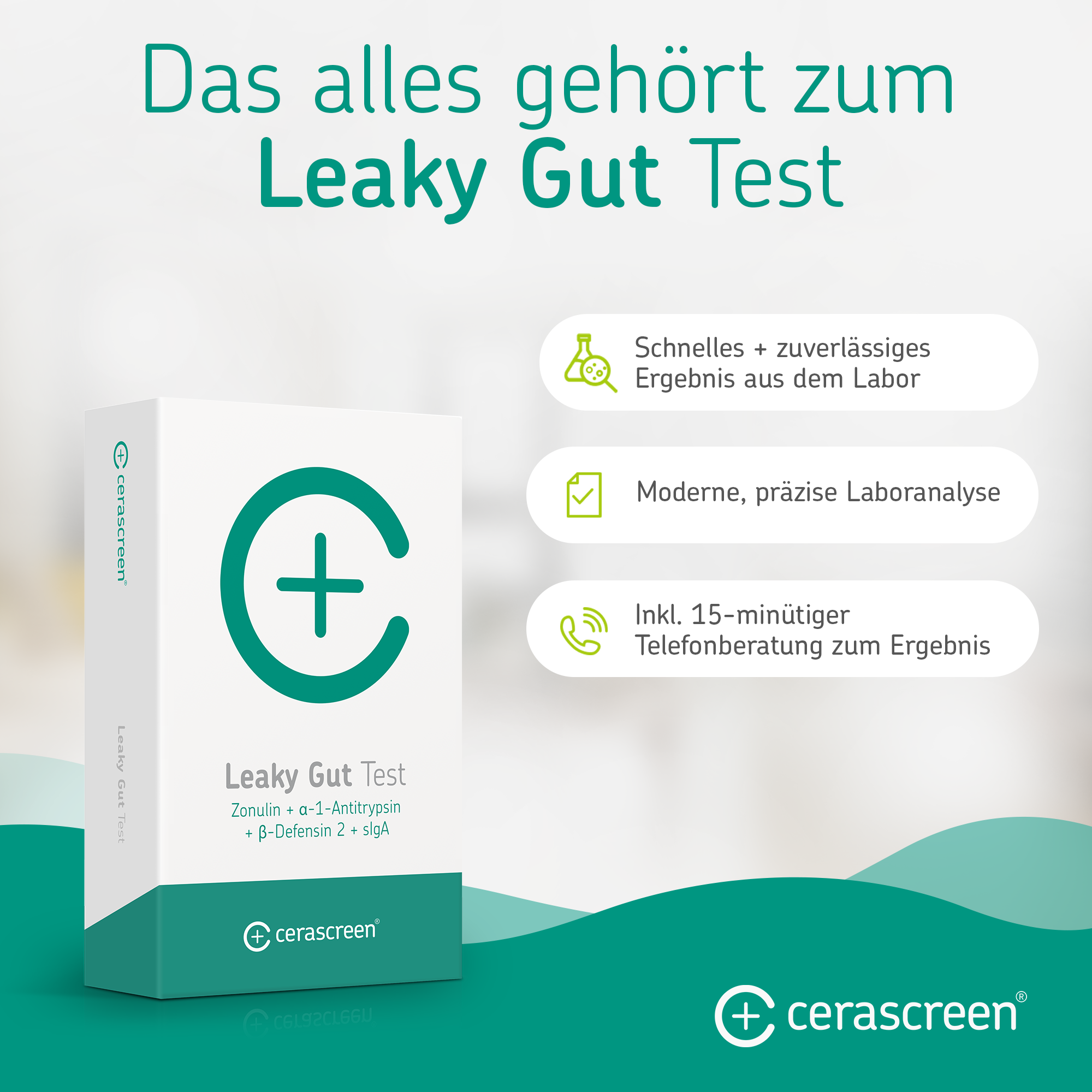 cerascreen Leaky Gut Test Darmtest Stuhl Zonulin