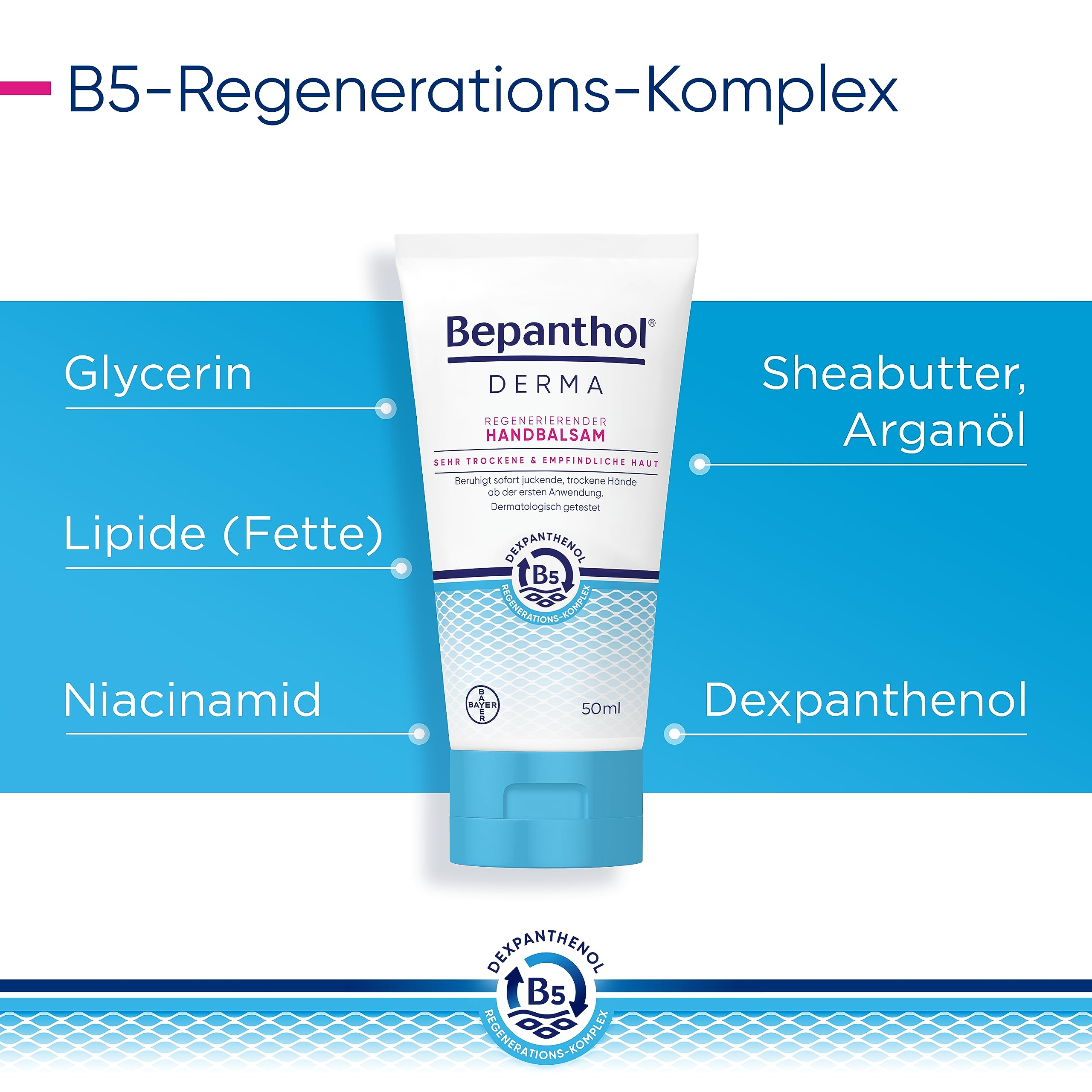 Bepanthol Derma Handbalsam 50ml trockene Hände