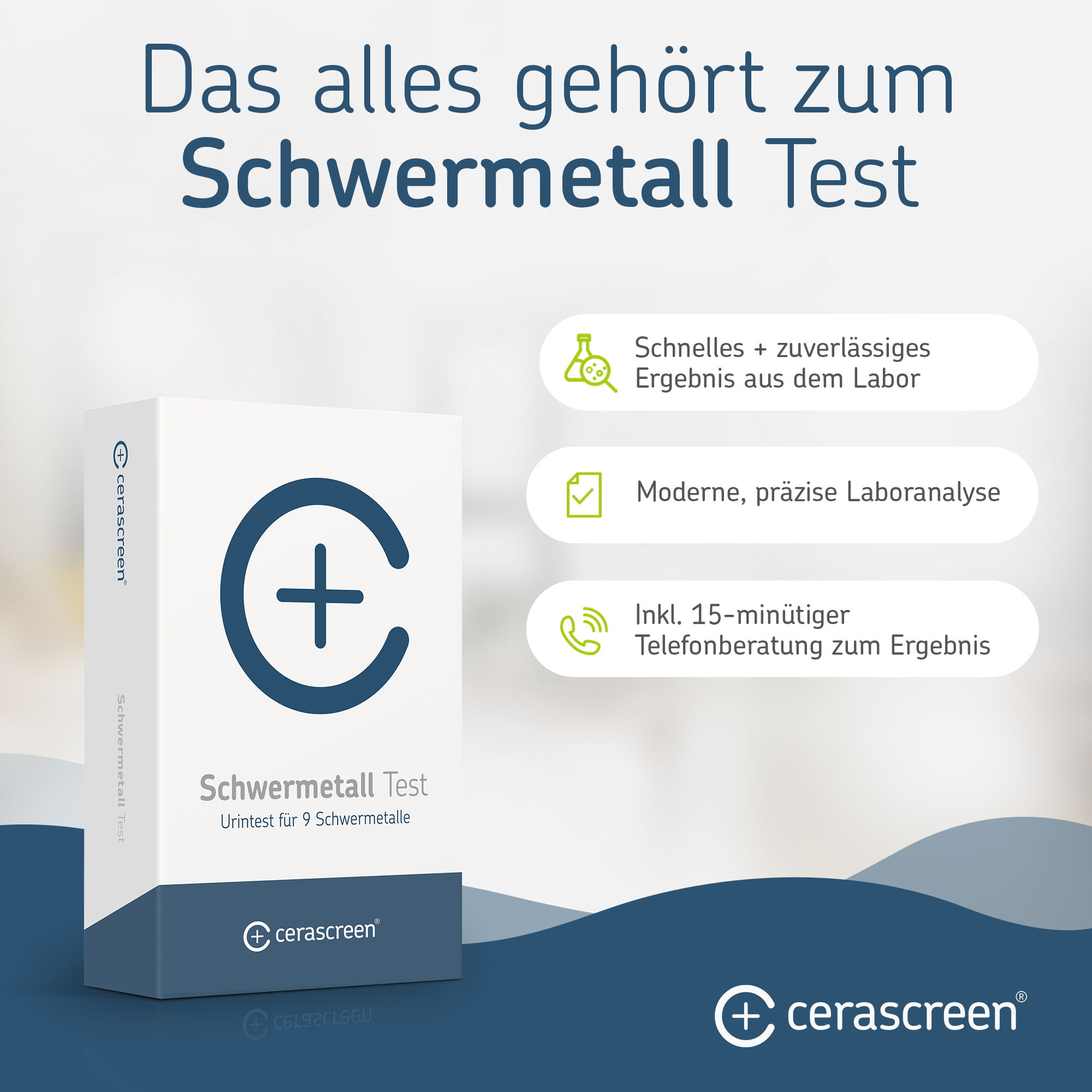 cerascreen Vital Schwermetall Test Bluttest