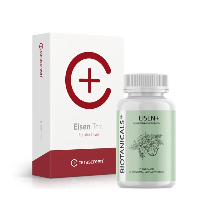cerascreen Eisen-Set Test+Extrakt Bluttest 1er Pack vegan