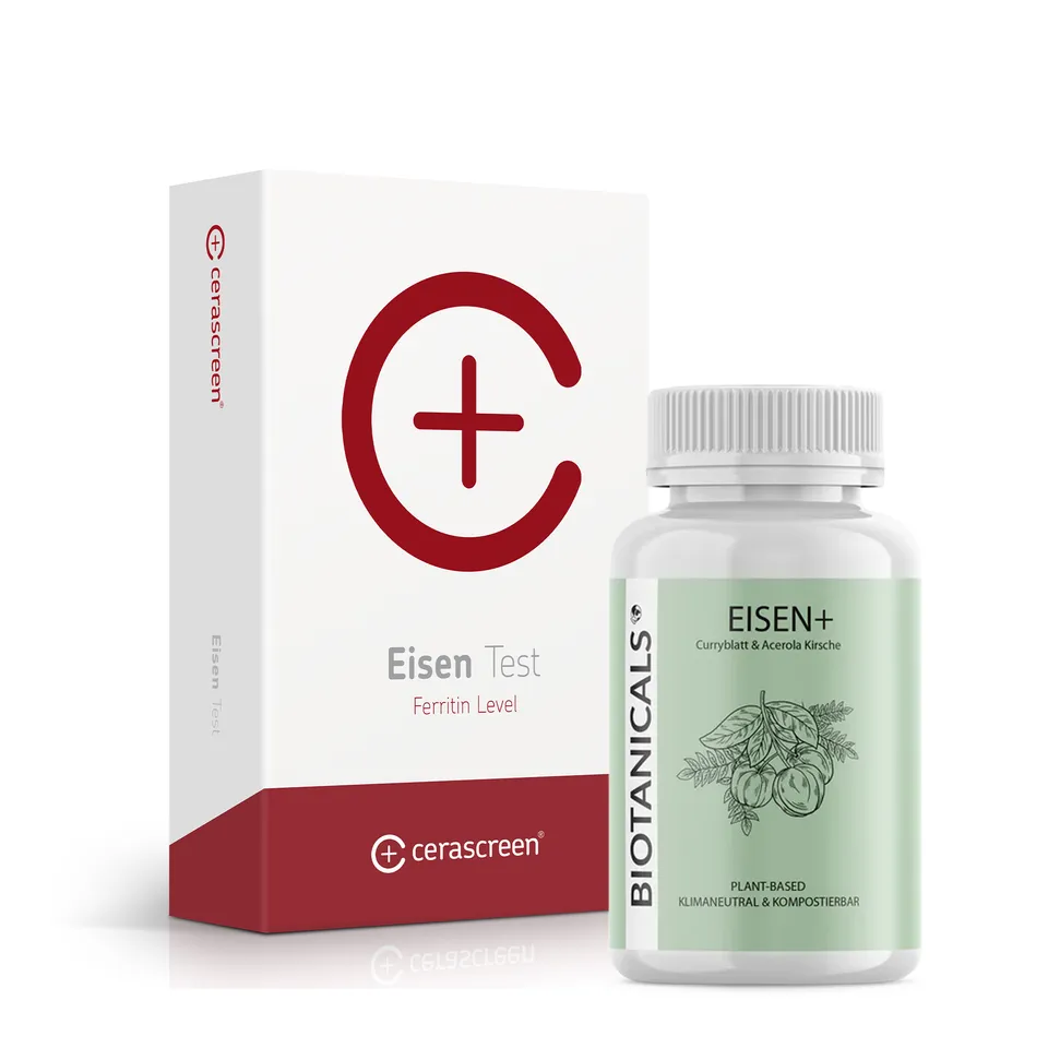 cerascreen Eisen-Set Test+Extrakt Bluttest 1er Pack vegan