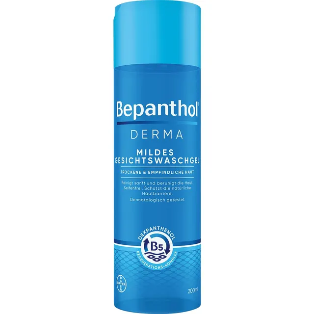 Bepanthol Derma Mildes Gesichtswaschgel 200 ml seifenfrei