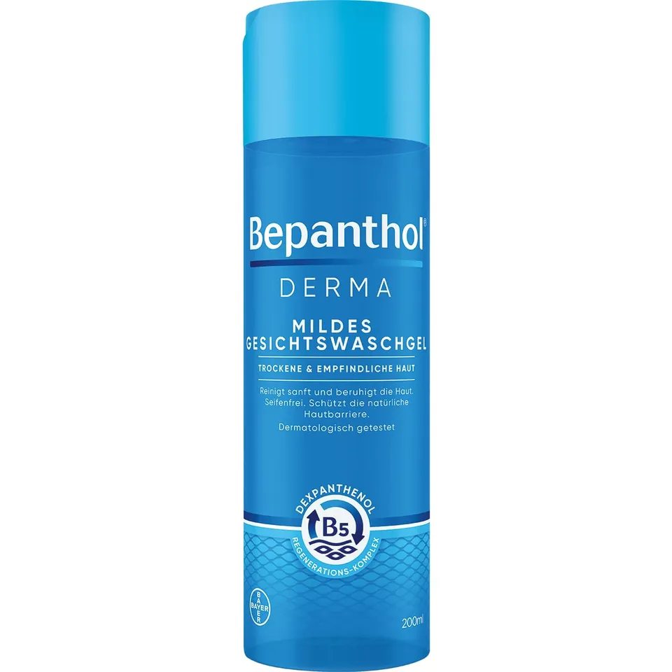 Bepanthol Derma Mildes Gesichtswaschgel 200 ml seifenfrei