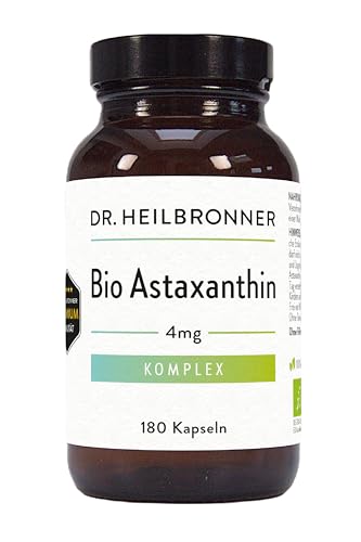 Dr. Heilbronner Bio-Astaxanthin Kapseln 180 Stk 4 mg vegan