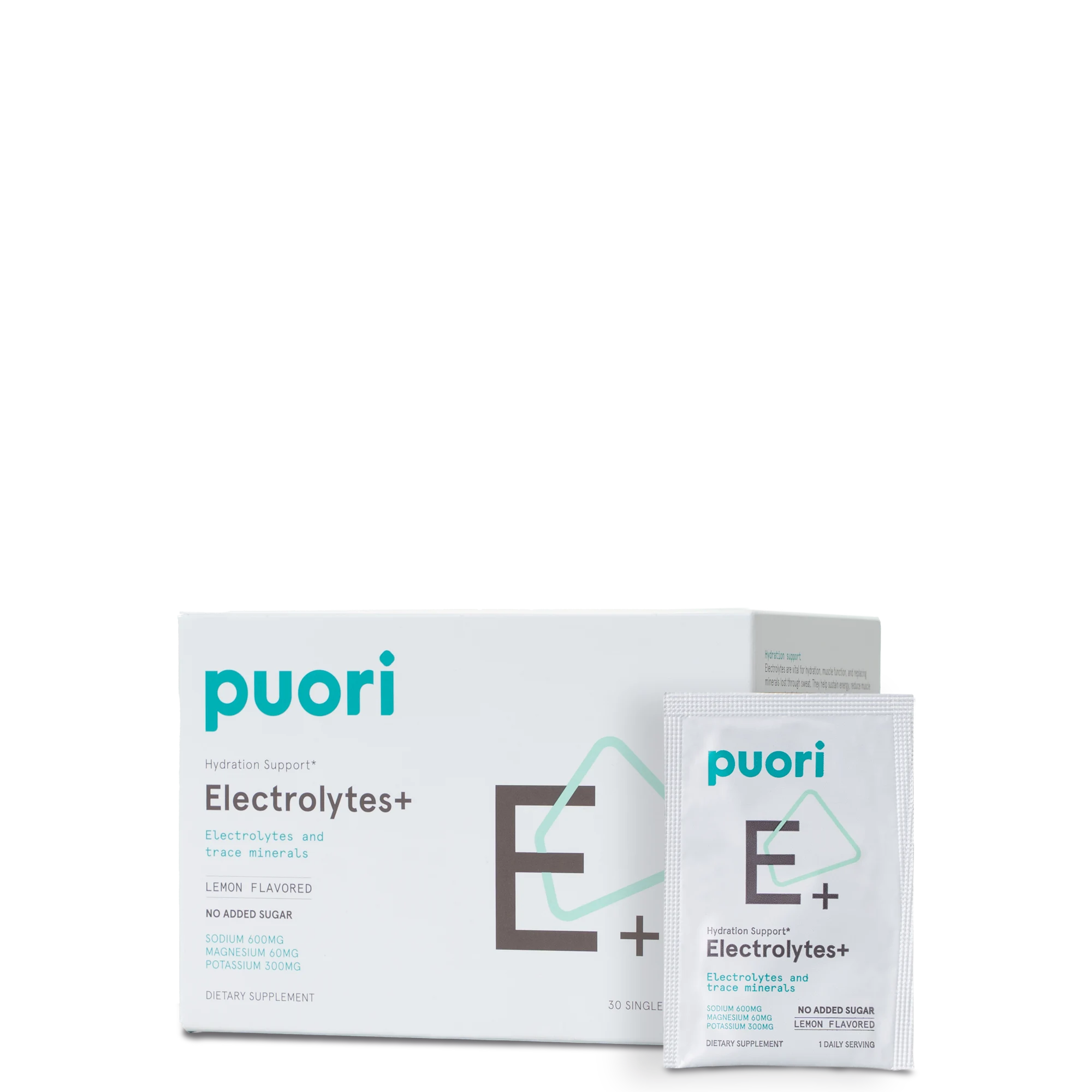 Puori E+ Electrolytes+ Elektrolytpulver Zitrone