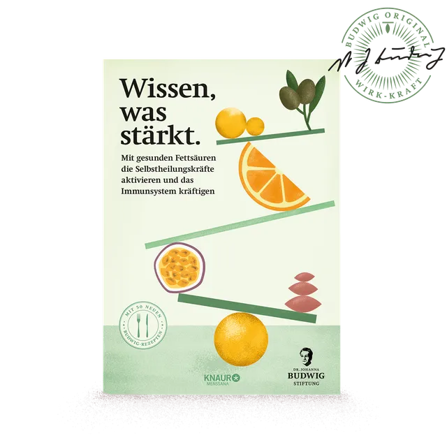 Dr. Johanna Budwig Wissen, was stärkt Buch 50 Rezepte