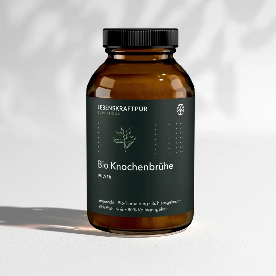 LebenskraftPur Bio Knochenbrühe Pulver Superfood Rind