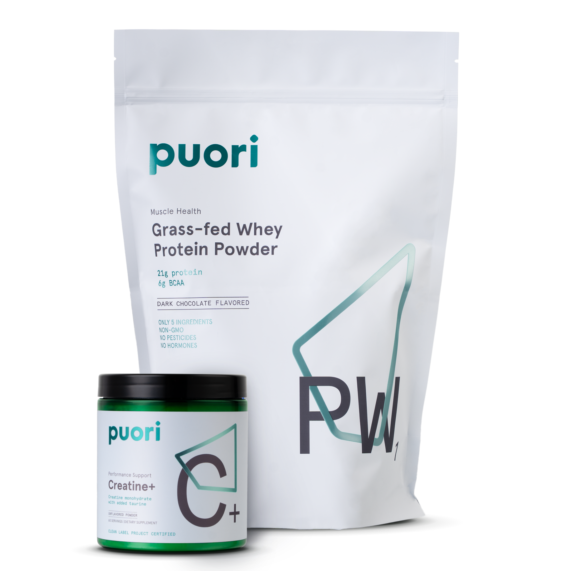 Puori Protein Whey Creatine Bundle Dark Chocolate