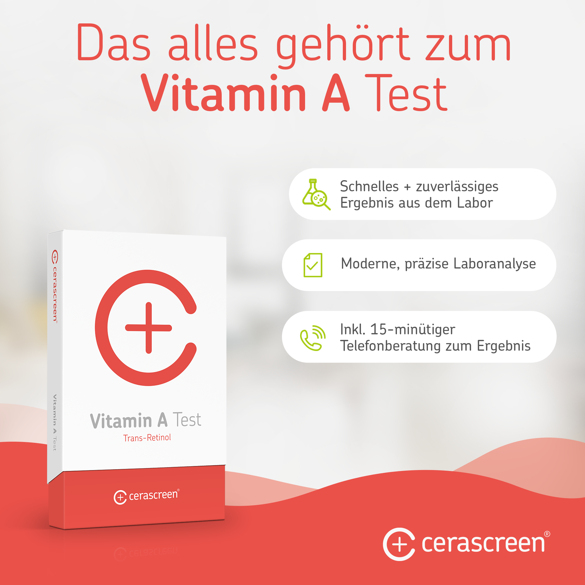cerascreen Vital Testkits Vitamin A Test Bluttest Trockenblut