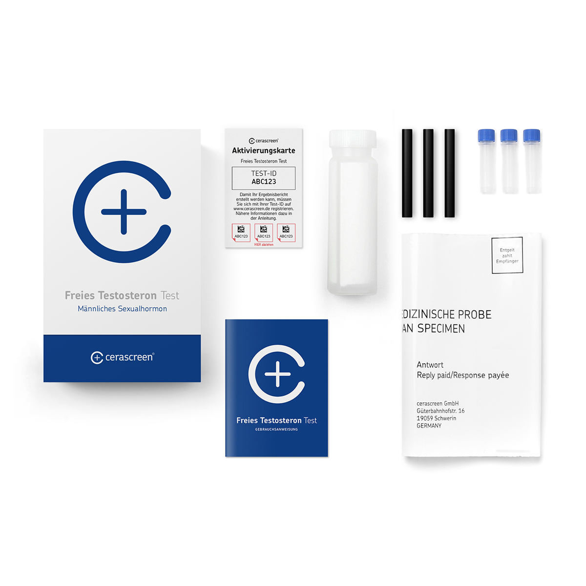 cerascreen Freies Testosteron Test Bluttest Hormon Selbsttest