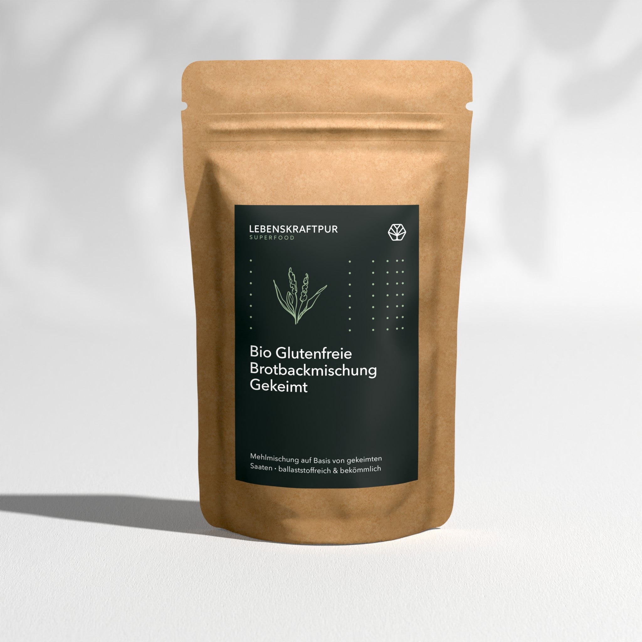 Lebenskraftpur Bio Brotbackmischung Gekeimt glutenfrei