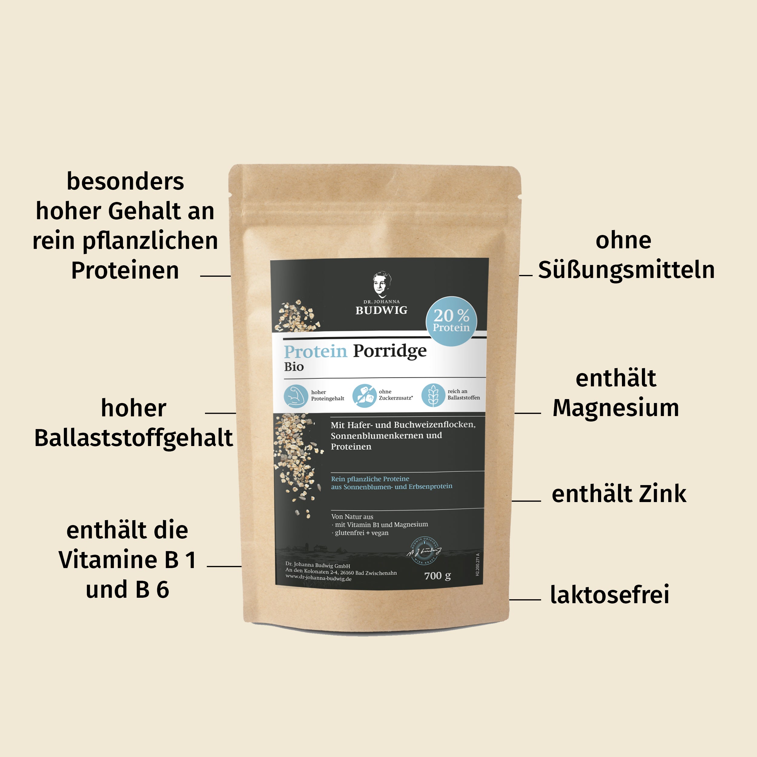 Dr. Johanna Budwig Vorteilspakete Lynns Sport-Bundle Set Protein DHA