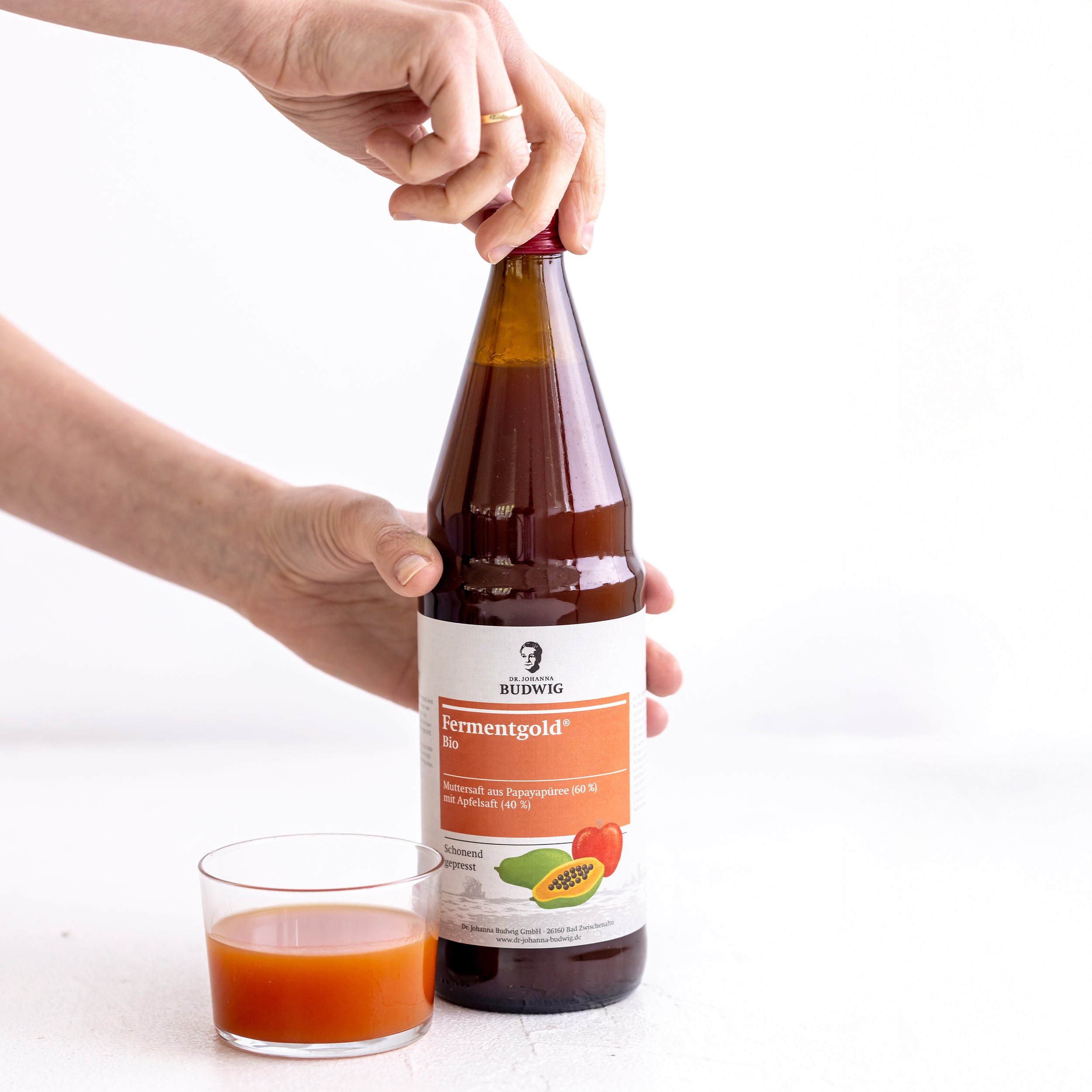 Dr. Johanna Budwig Fermentgold Pur 6er-Pack Direktsaft