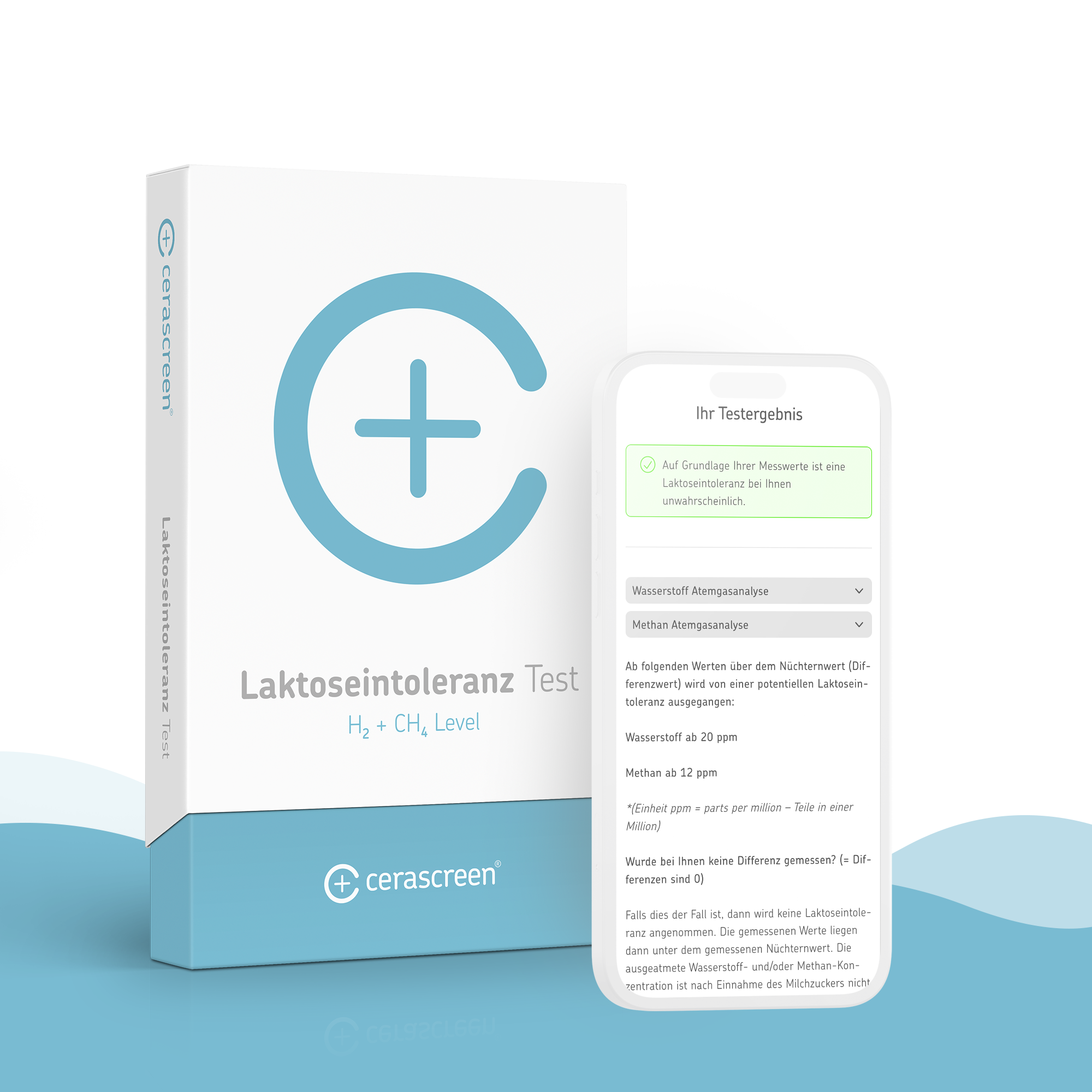cerascreen Laktoseintoleranz Test Atemtest Wasserstoff Zuhause