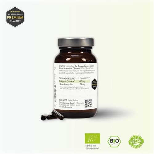Dr. Heilbronner BIO-Astaxanthin 12mg Kapseln 90 Stk hochdosiert