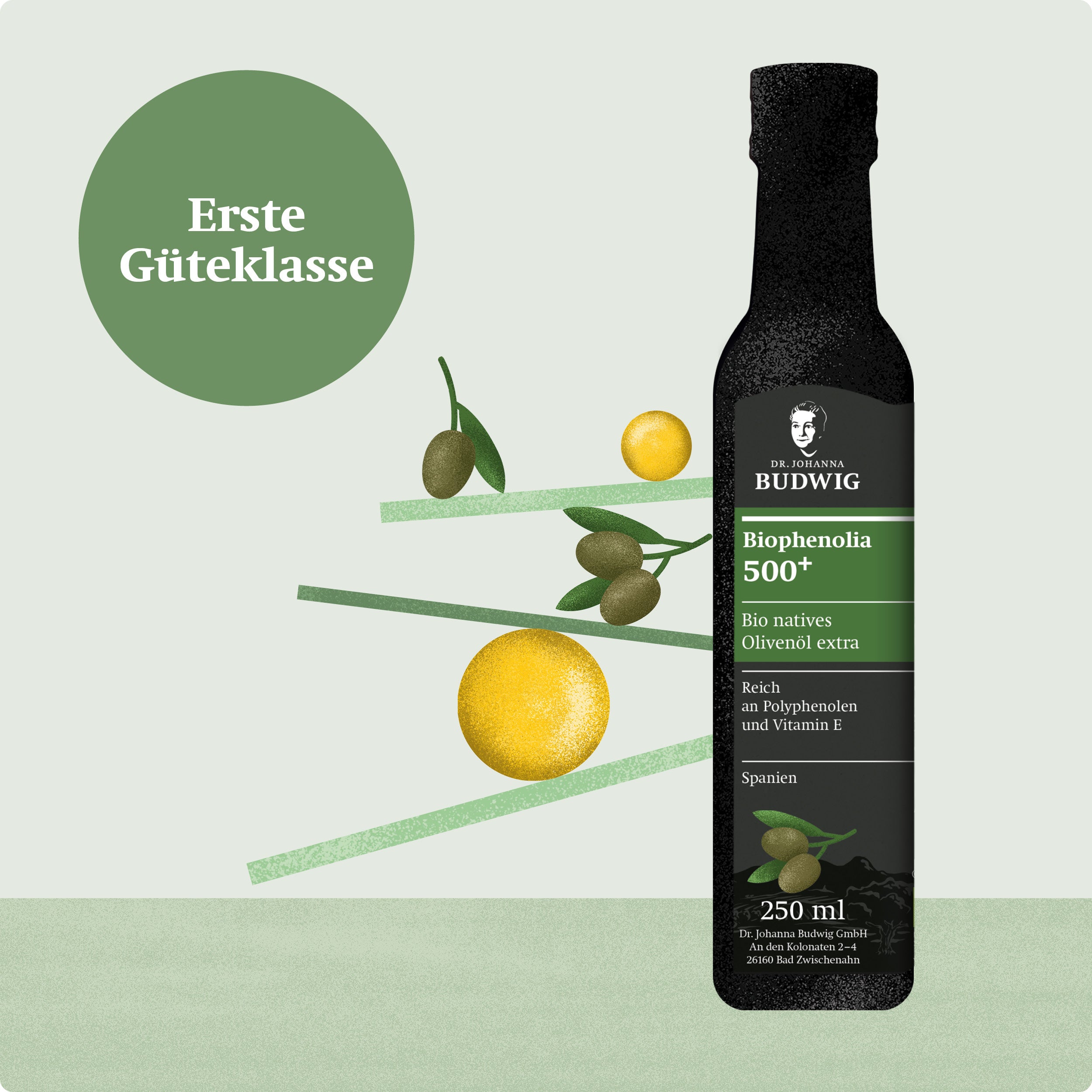Dr. Johanna Budwig Speiseöle Biophenolia Olivenöl 250 ml Polyphenol