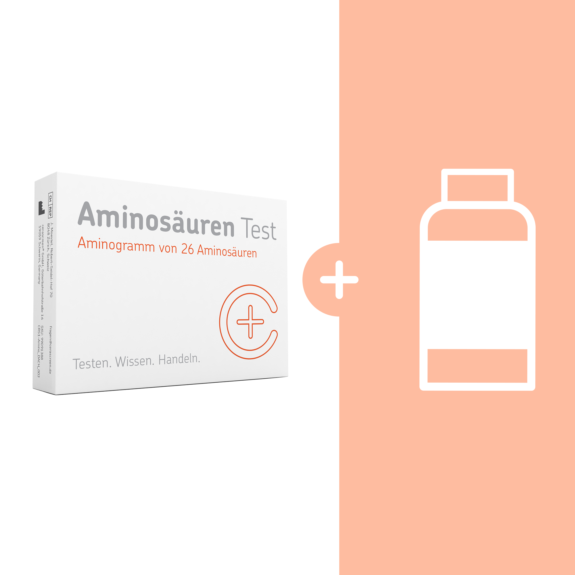 cerascreen Aminosäuren-Set Test + Smart Protein Presslinge