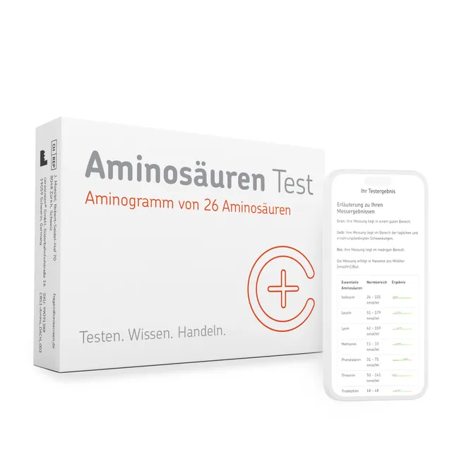 cerascreen Vital Aminosäuren Bluttest 21 Werte Einzelpackung