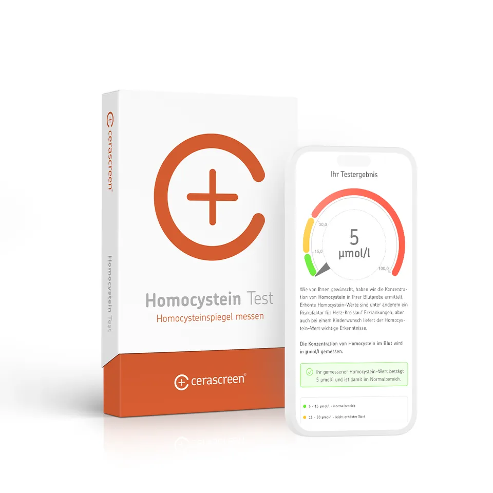 cerascreen Vital Homocystein Test Bluttest Selbsttest Herz