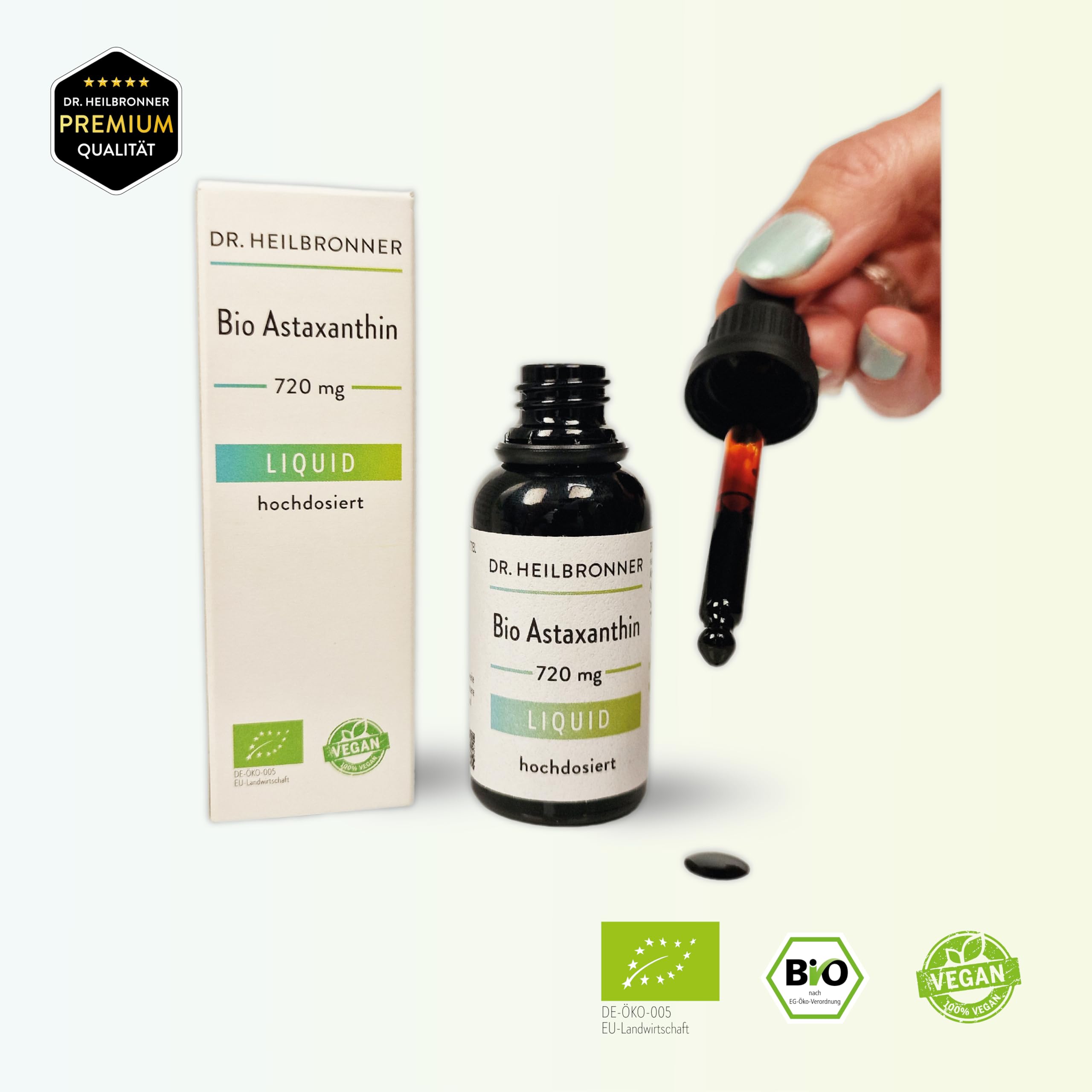 Dr. Heilbronner Bio-Astaxanthin Tropfen 30ml liposomal vegan