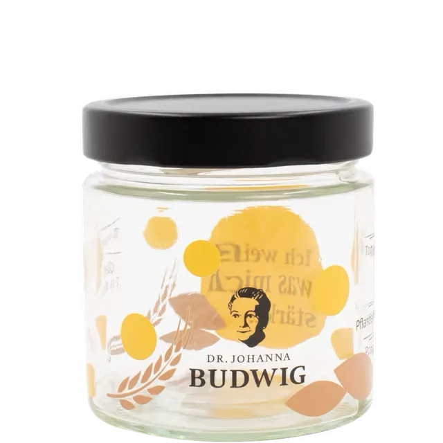 Dr. Johanna Budwig Frühstücksglas 300 ml mit Deckel