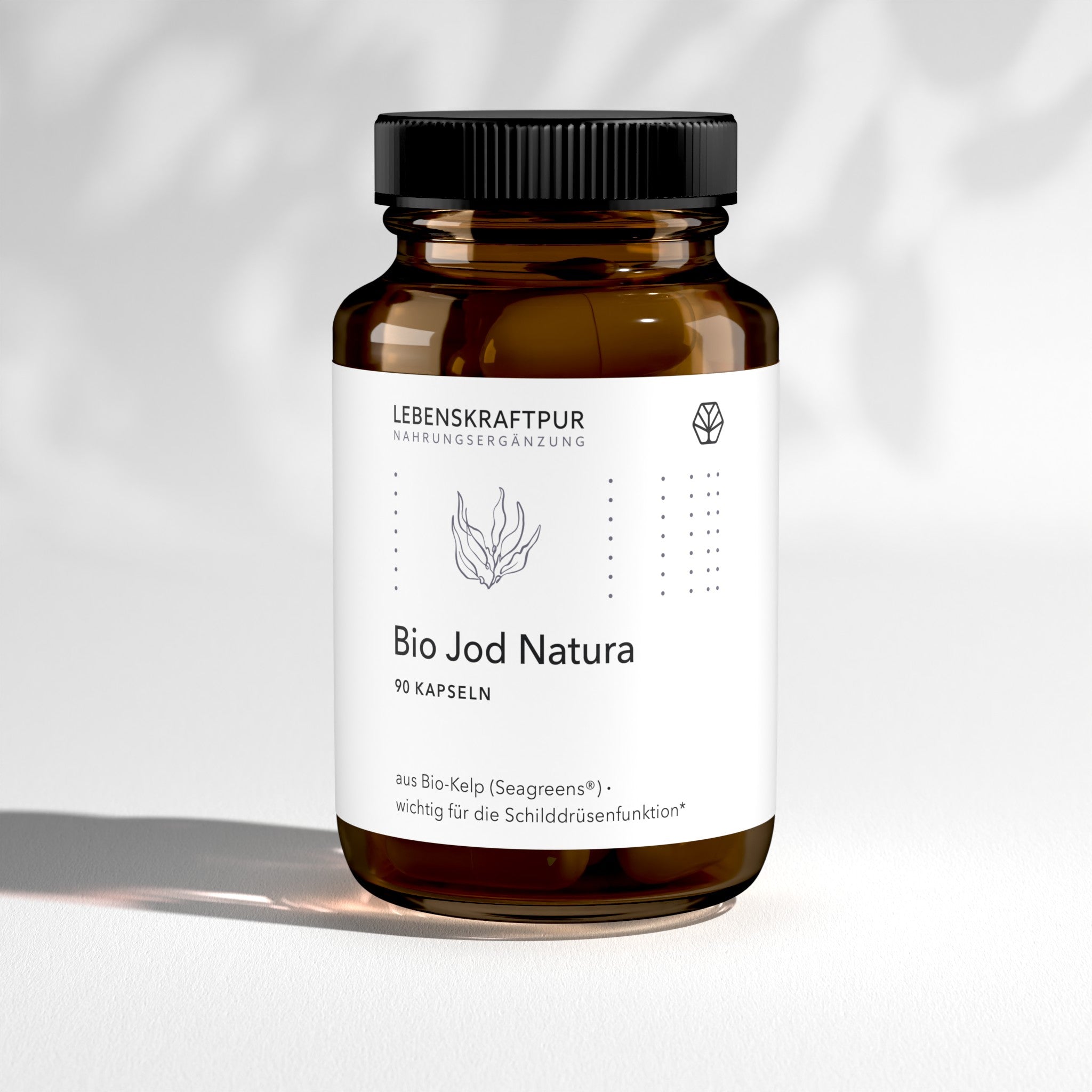 LebenskraftPur Bio Jod Natura Kapseln aus Kelp vegan