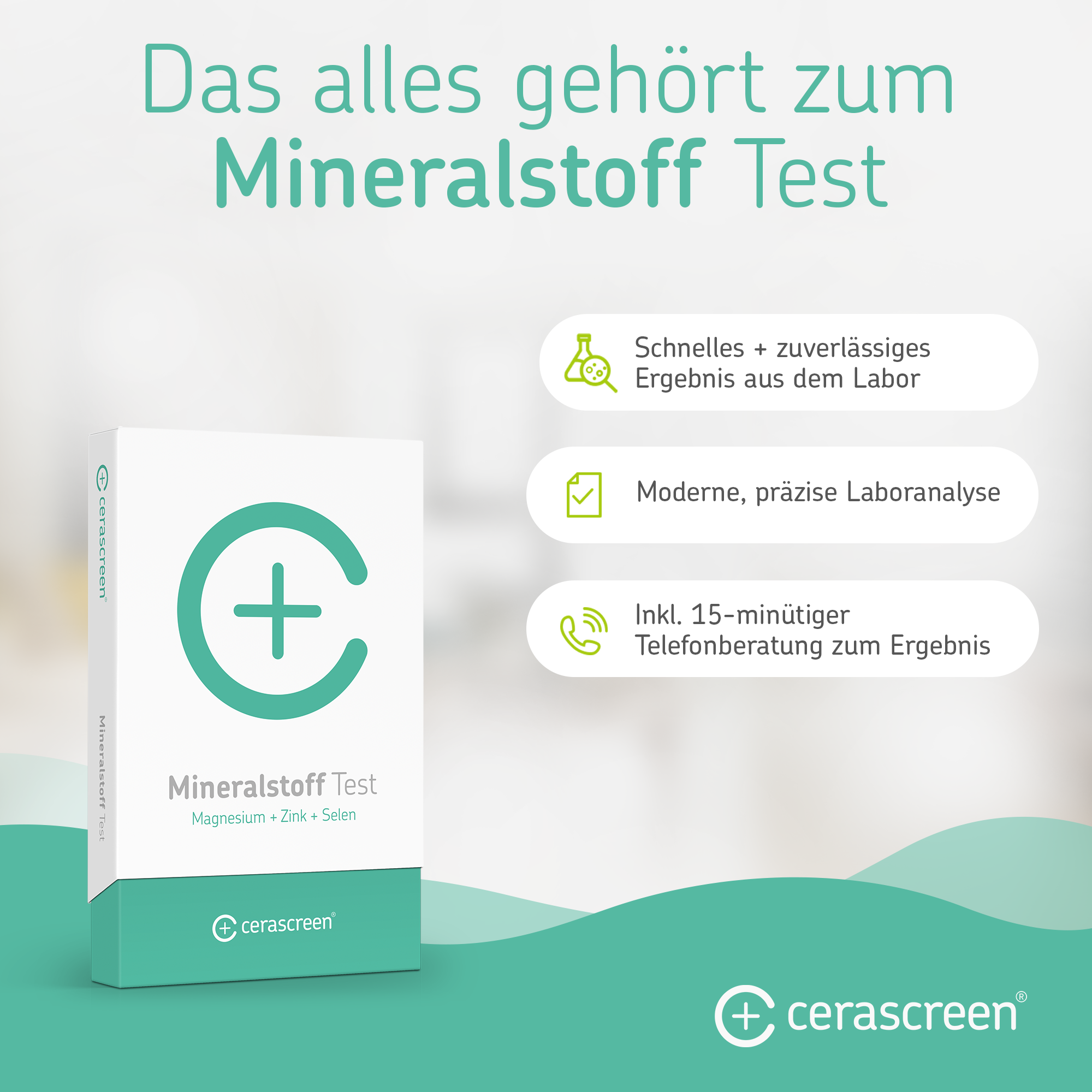 cerascreen Testkits Magnesium Selen Zink Bluttest