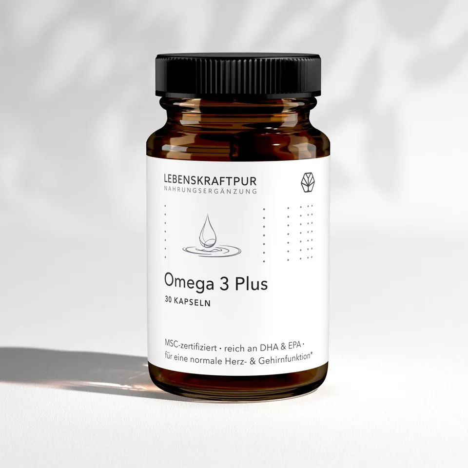 Lebenskraftpur Omega 3 Plus Kapseln 120 Kapseln mit EPA DHA