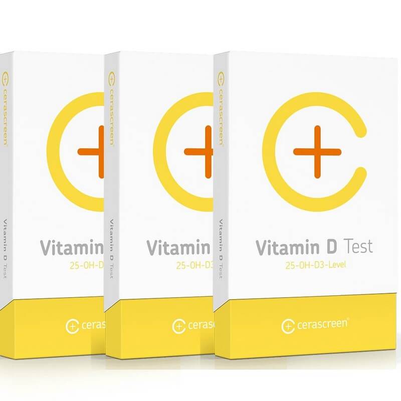 cerascreen Vitamin D Test Heimtest Jahres-Abo Laboranalyse