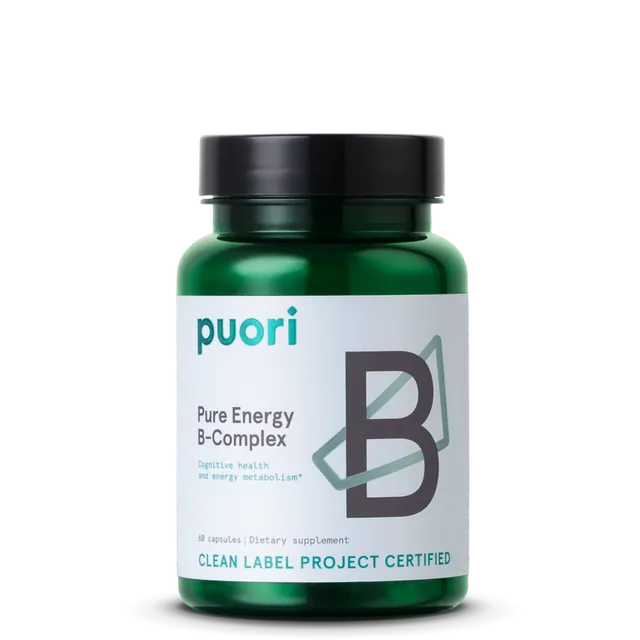 Puori Vitamins & Minerals B-Complex Pure Energy Kapseln B-Vitamine