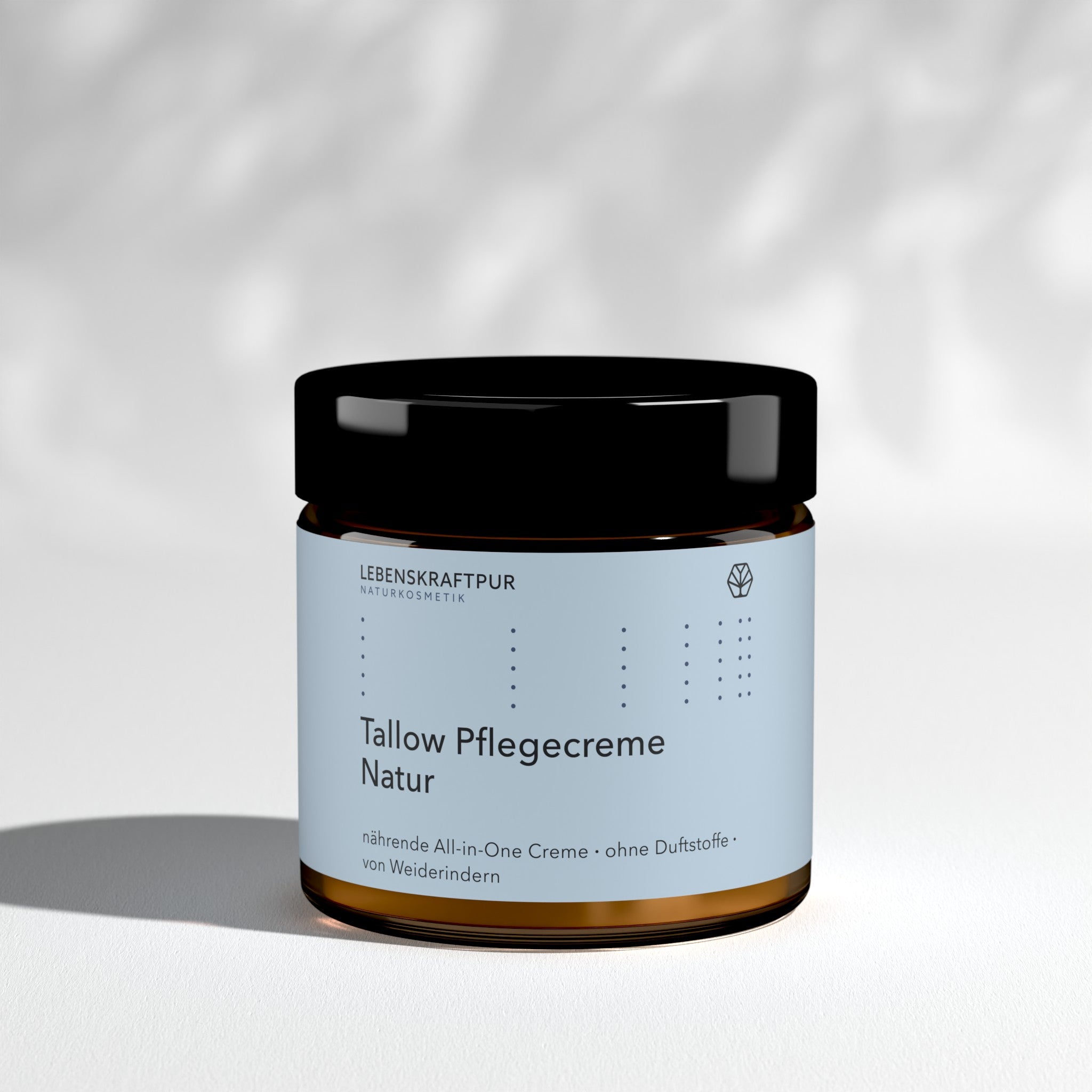 LebenskraftPur Tallow Pflegecreme Natur Hautcreme 60 ml