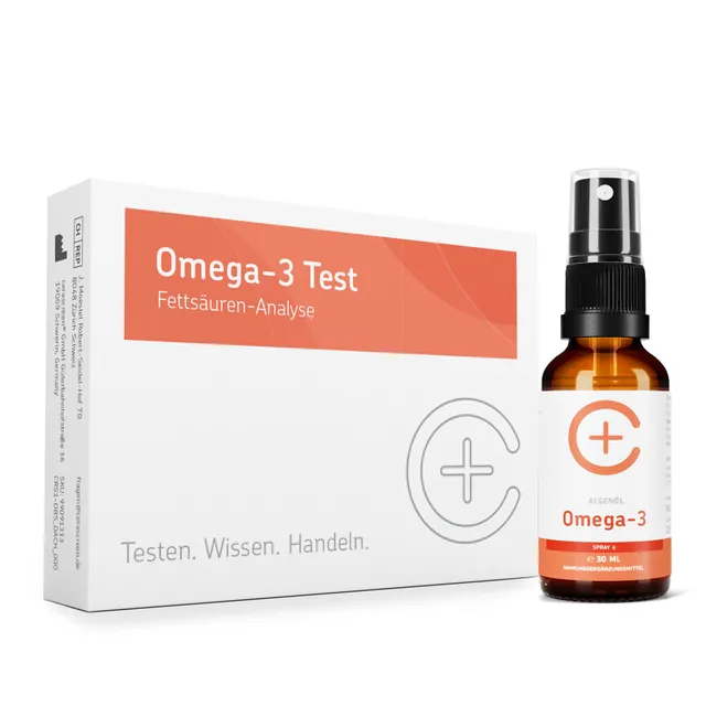 cerascreen Vital Omega-3-Set Test+Spray vegan