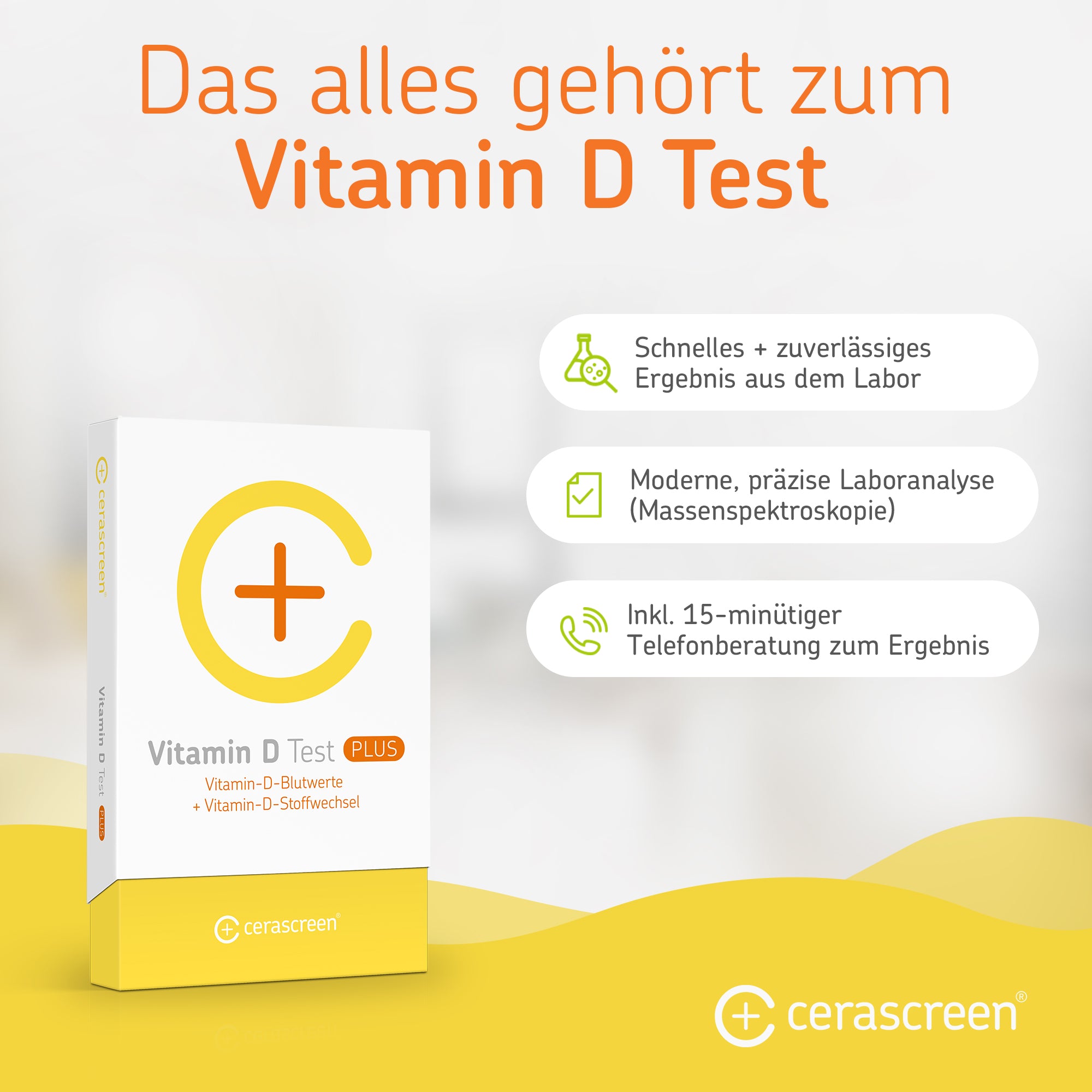 cerascreen Vitamin D Plus Test Bluttest Selbsttest Zuhause