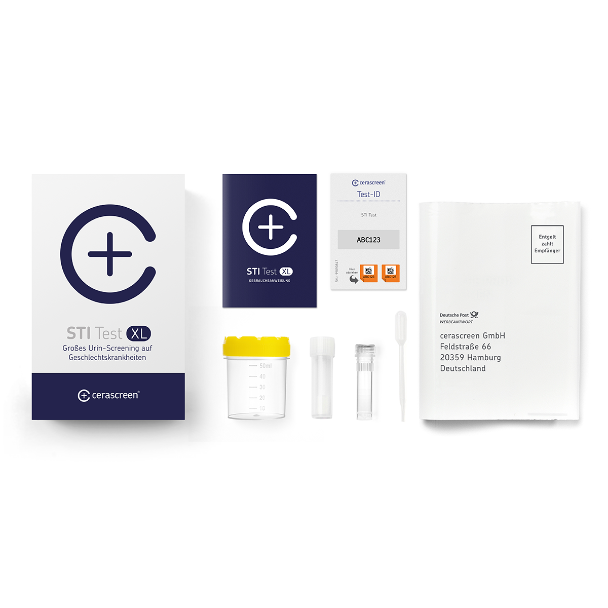 cerascreen Testkits STI Test XL Urintest 9 Erreger