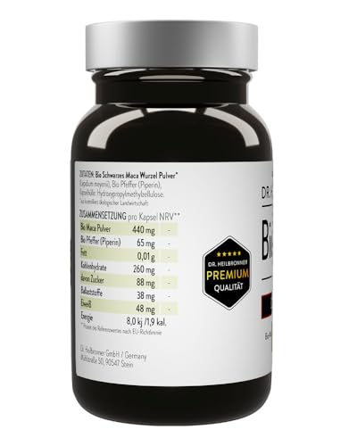 Dr. Heilbronner Vitalstoffe Bio Maca Kapseln 120 vegan hochdosiert