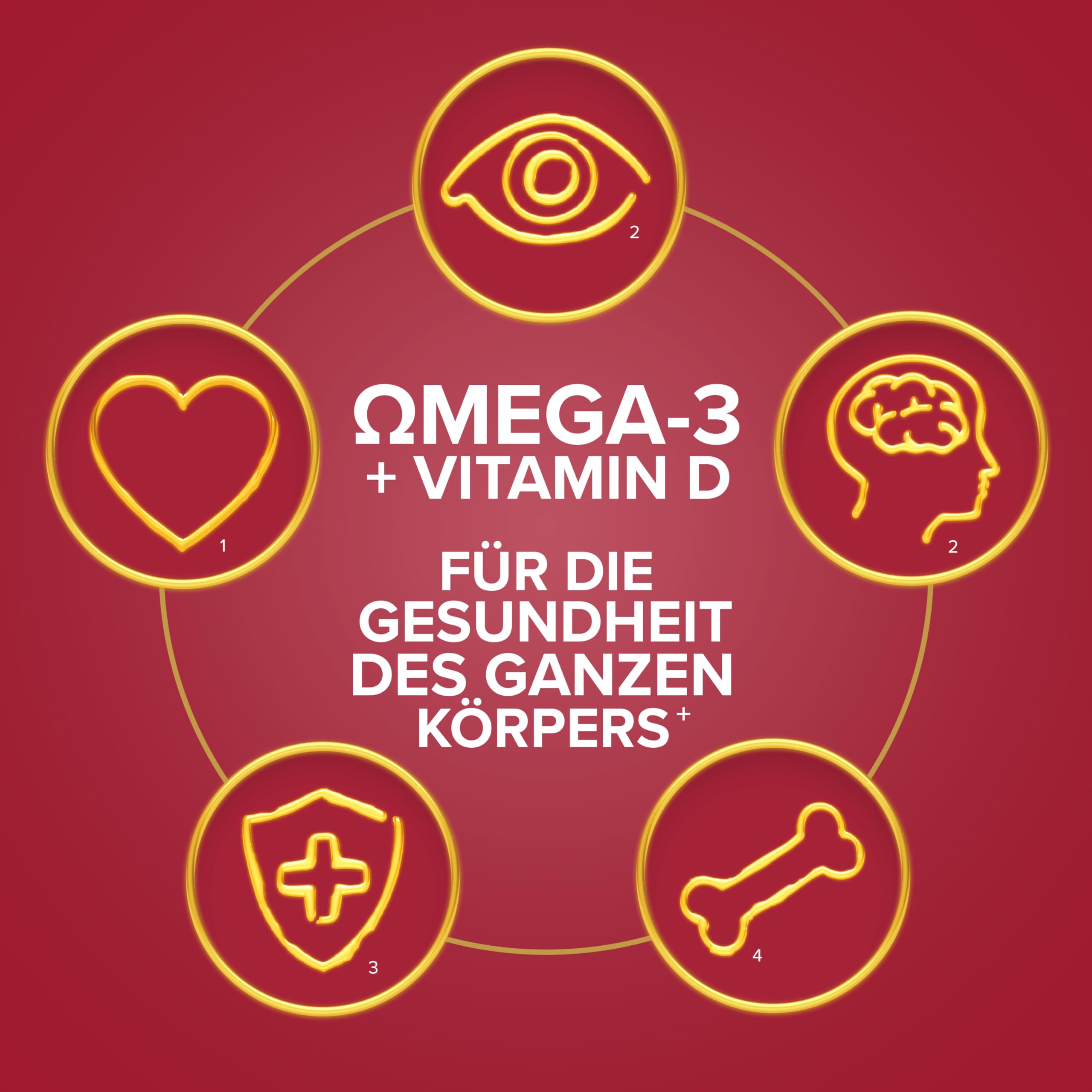 Seven Seas Omega-3 & Immunity Fischöl Kapseln 30 Tage Duopack