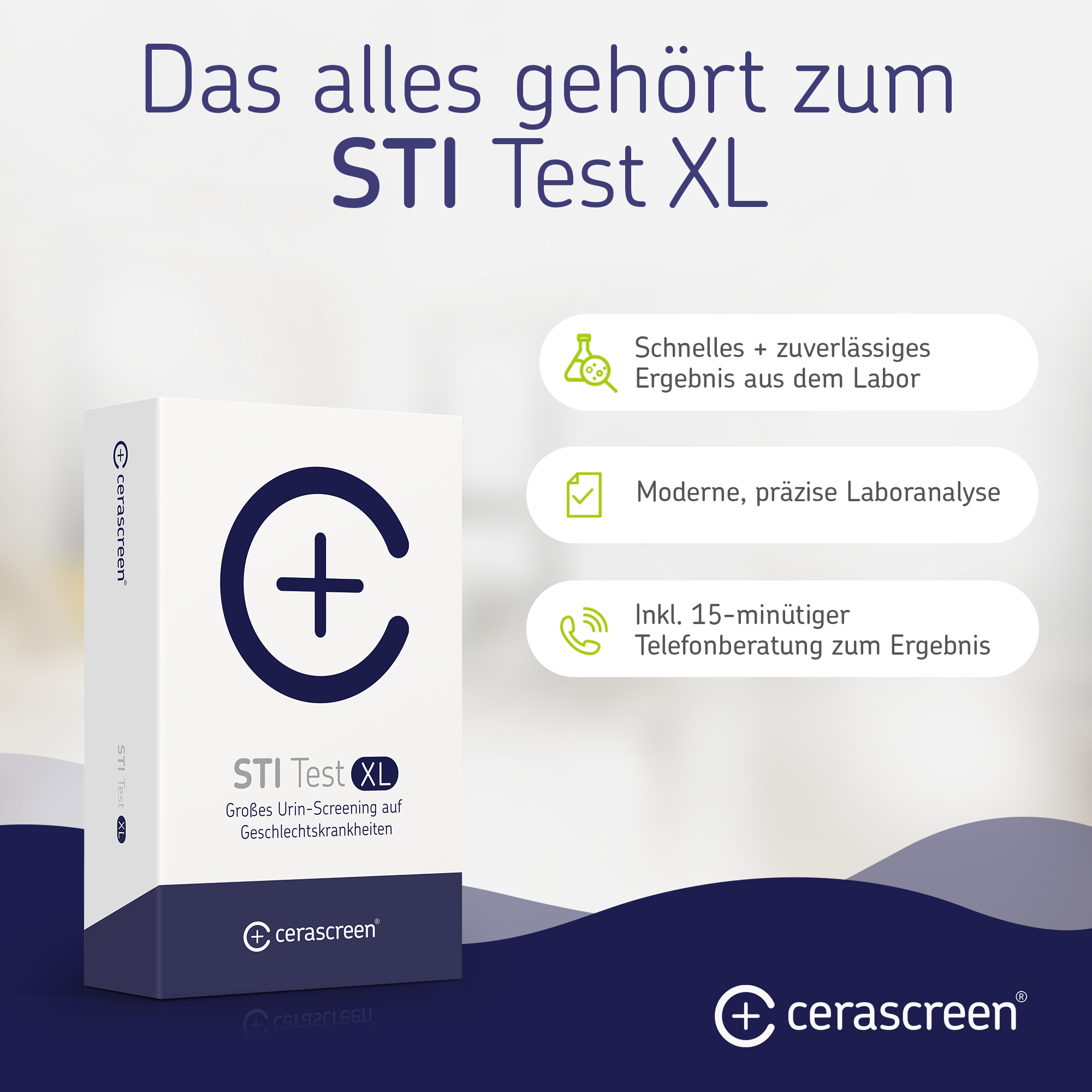 cerascreen Testkits STI Test XL Urintest 9 Erreger